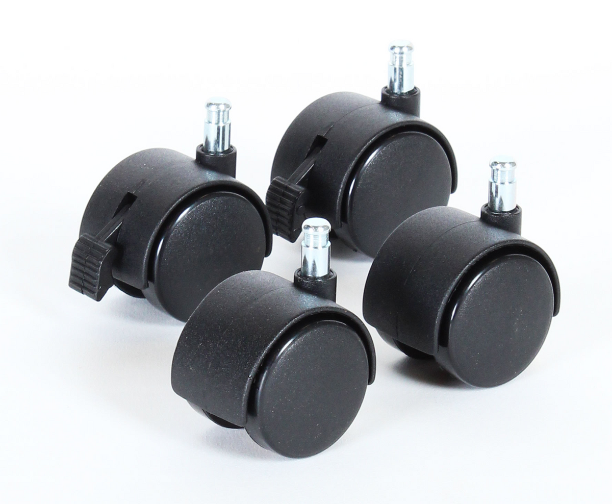 BABYBAY 100400 zwenkwielen met rem voor wieg 4 stuks 40 mm