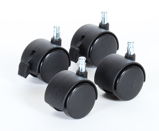 BABYBAY 100400 zwenkwielen met rem voor wieg 4 stuks 40 mm