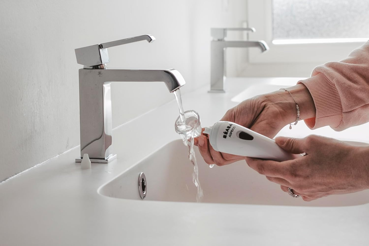 BEABA Aspidoo elektrische neusaspirator 18,5 cm + 2 opzetstukken en etui