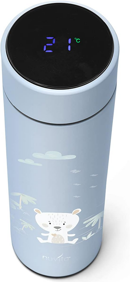 NUVITA thermos voor warme en koude dranken 500 ml met digitaal LED-thermometer