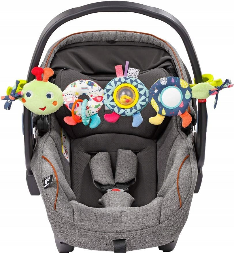 FEHN chaîne d'activités à suspendre pour poussette, lit ou siège-auto 53 cm CHENILLE