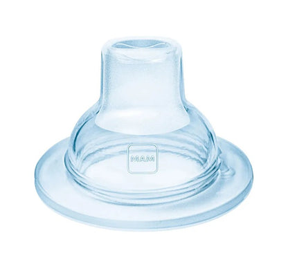 MAM Trainer+ kubek niekapek 220 ml z 2 ustnikami, 4 m+ z silikonowym ustnikiem SkinSoft