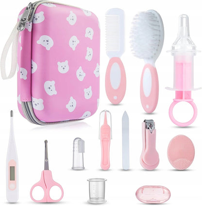 LICTIN babyverzorgingsset 12 onderdelen + etui