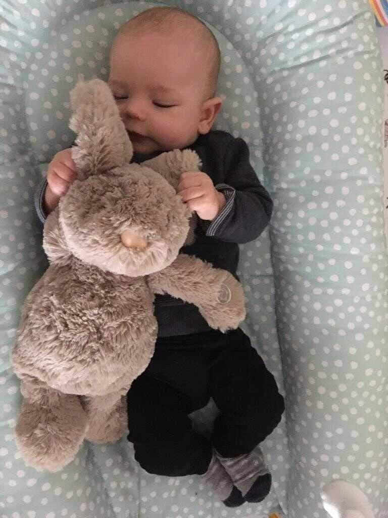 CALLOWESSE konijn Dreamy Willow knuffel met lichtje en 6 geluiden