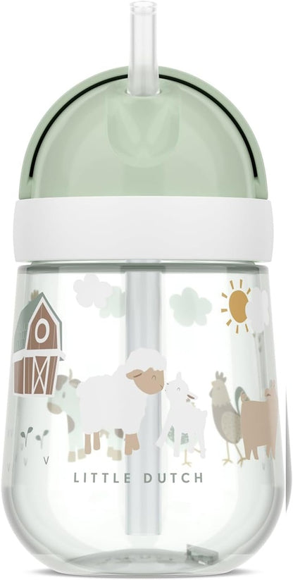 MEPAL Straw Cup antilekbeker met rietje 9 m+ 300 ml BOERDERIJ