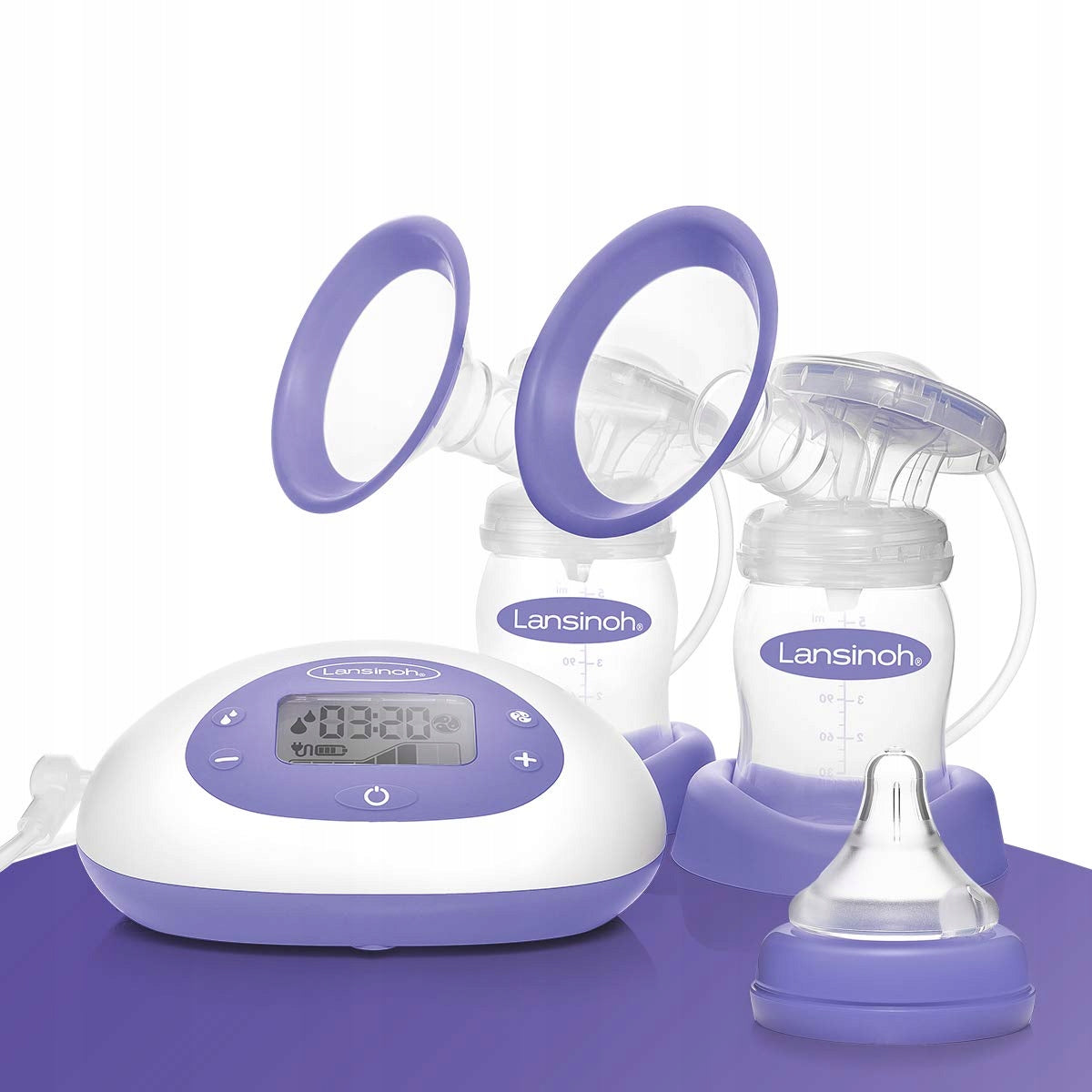LANSINOH 2-in-1 two-phase electric breast pump