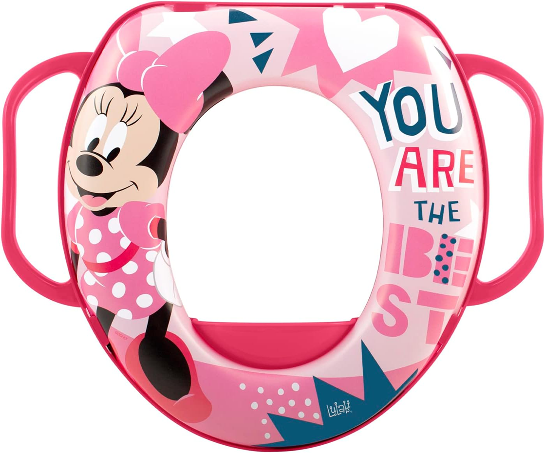 LULABI Minnie Mouse asiento reductor suave para orinal con asas 12 m+
