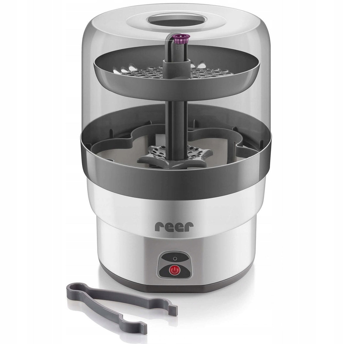 REER VapoMax PARNÍ STERILIZÁTOR na 6 lahví + kleště