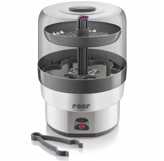 REER VapoMax STOOMSTERILISATOR voor 6 flessen + tang