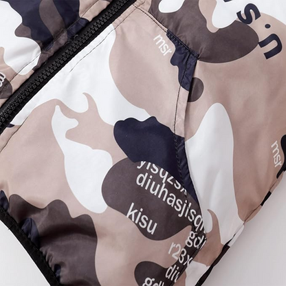 chaleco acolchado reversible con capucha 110-120