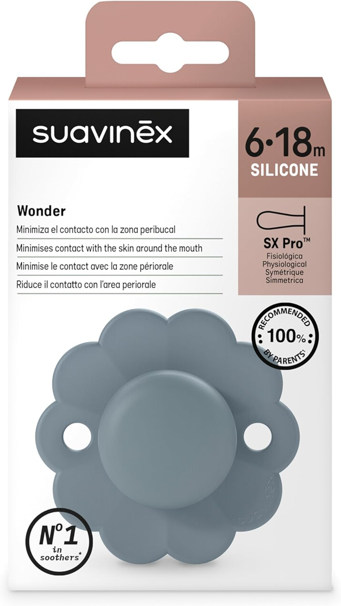 SUAVINEX Wonder fopspeen 6-18 maanden siliconen SX PRO