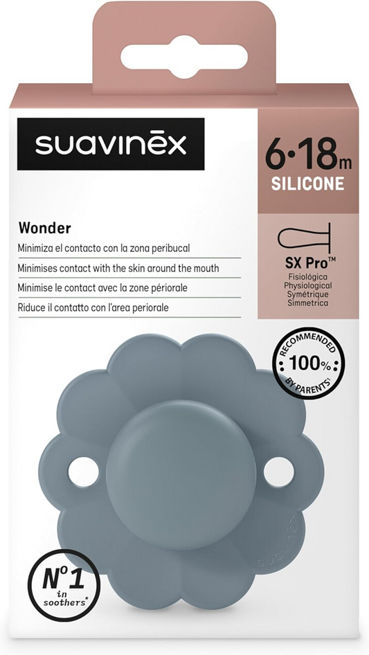 SUAVINEX Wonder fopspeen 6-18 maanden siliconen SX PRO