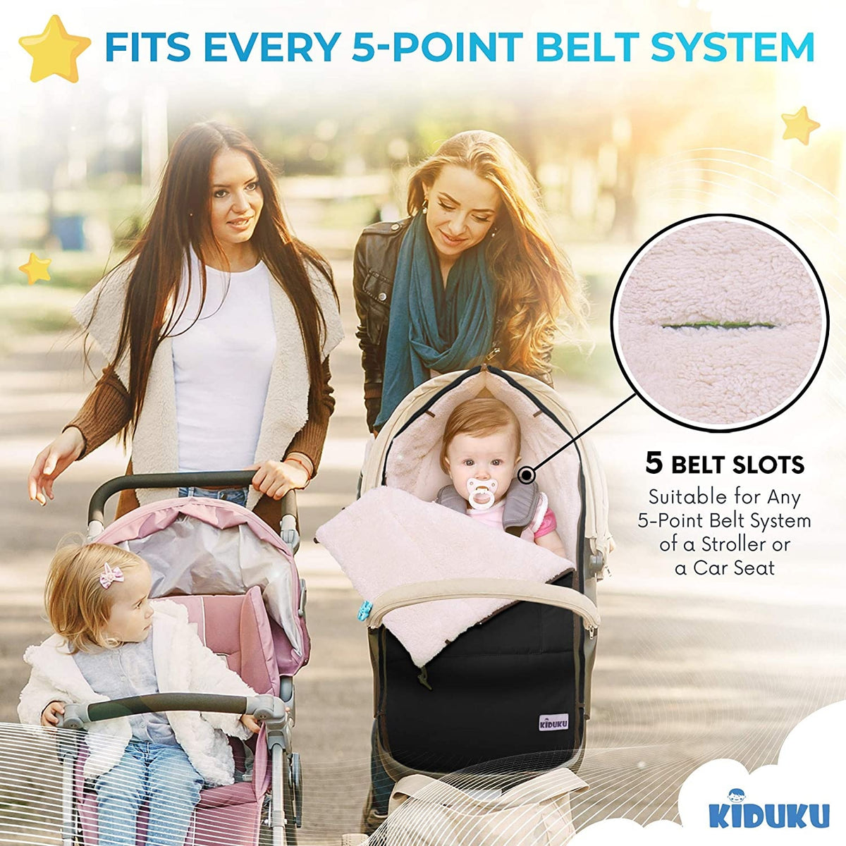 AMO NENES Universalschlafsack für Kinderwagen