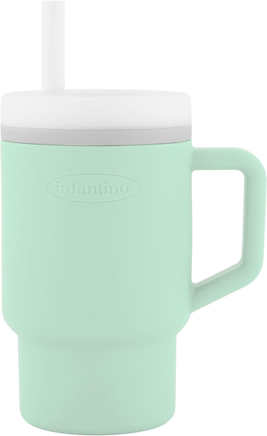 INFANTINO My 1st Tumbler siliconen anti-lek beker met tuit 266 ml 6 m+