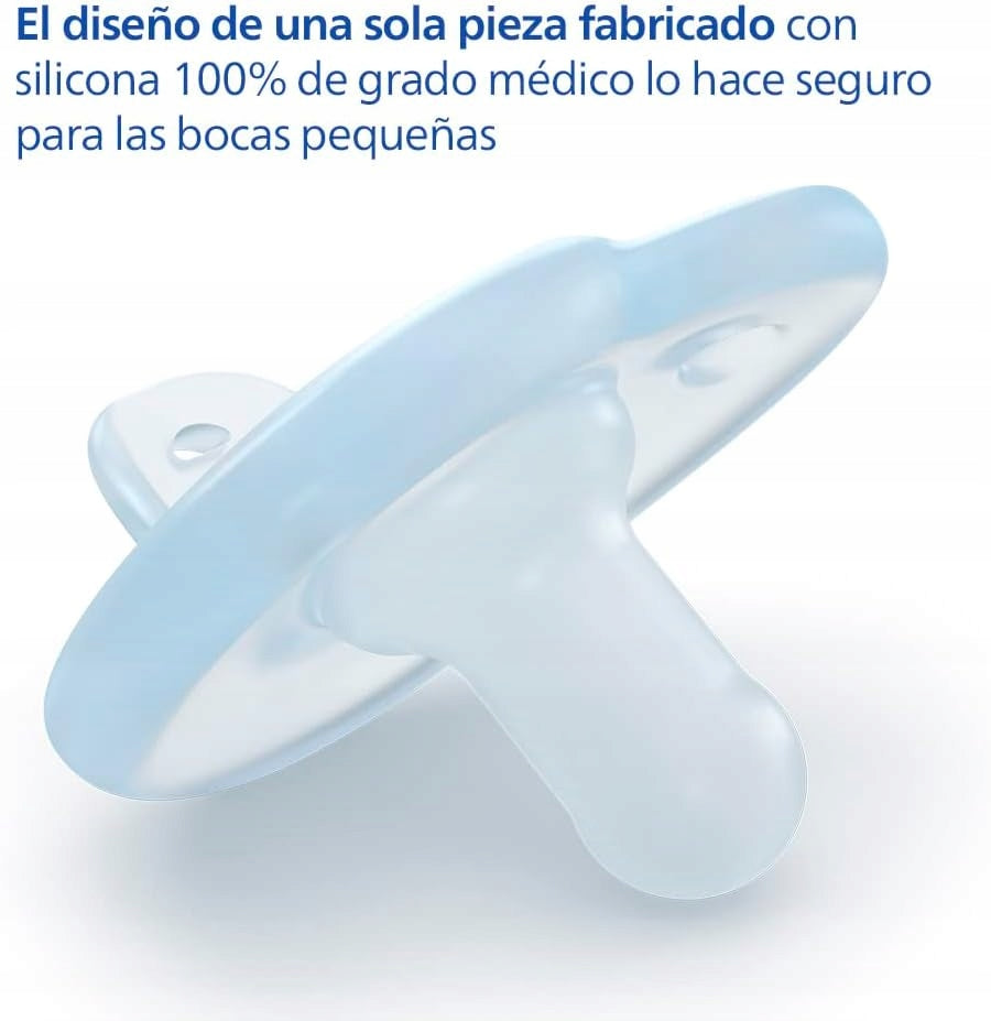 PHILIPS AVENT Soothie smoczki x 2 0-6msc, silikonowy smoczek uspokajający 0-6 mies., BPA free
