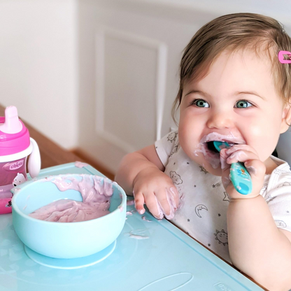 CHICCO Easy Start szilikon készlet tál kanál előke