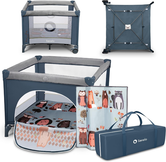 LIONELO FIE reisbedje box 100x100cm TOT 15KG