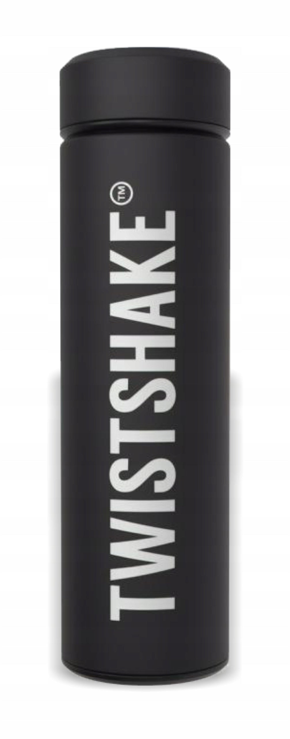 TWISTSHAKE HOT OR COLD termos ze stali nierdzewnej 420 ml, czarny termos izolowany