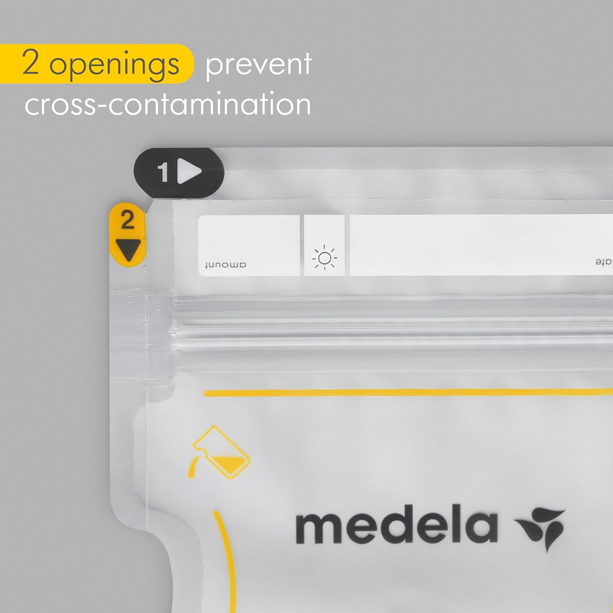 MEDELA Easy Pour Breastmilk storage bags x50