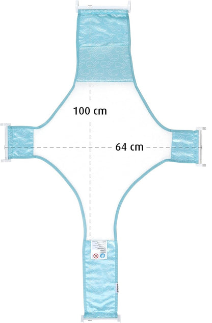REER MyHappyBath Sling Hängematteinsatz für Babybadewanne 64 x 100 cm