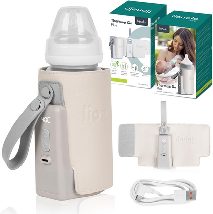 LIONELO Thermup GO PLUS draagbare flessenwarmer