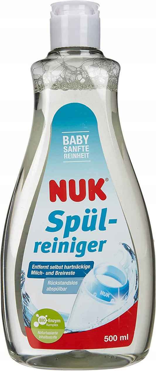 NUK płyn do mycia butelek i smoczków 500ml – płyn do czyszczenia butelek dla dzieci i smoczków