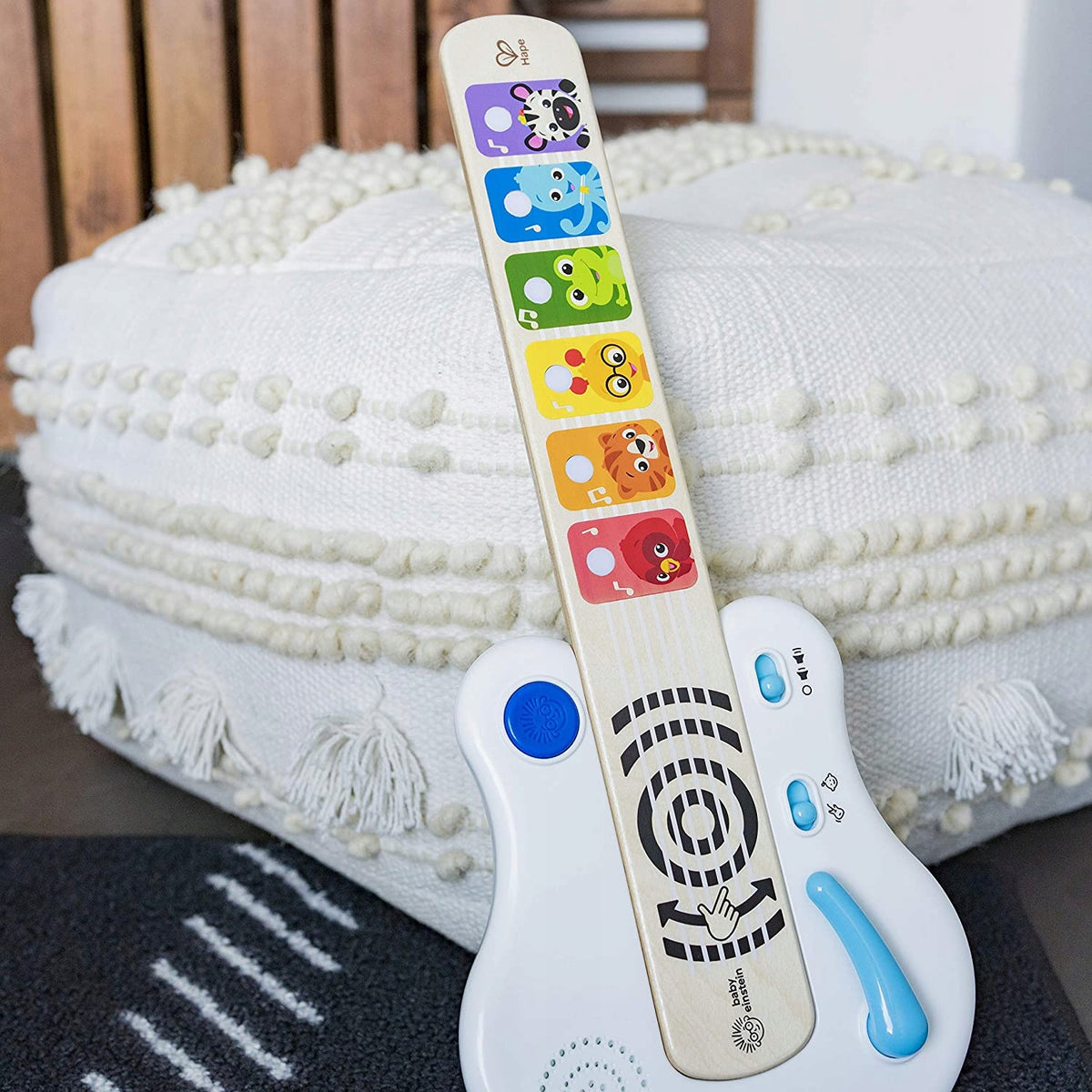 BABY EINSTEIN Hape Magic Touch elektrische speelgoedgitaar met aanraakfunctie 41,6 cm
