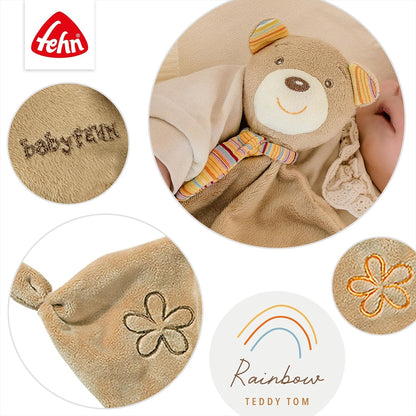 FEHN teddy bearcuddly comforterage 0 +colour beigedimensions 26 x 28 cmmaterial polyesterfree of harmful
