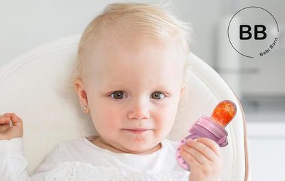 BEBI BORN bijtring fruitdispenser voor kinderen 3-24m 3 tuiten