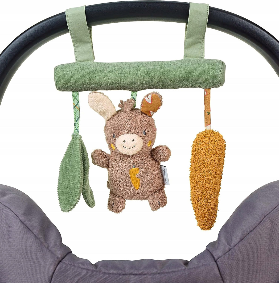 STERNTALER trapez hanger met rammelaar voor kinderwagen EZEL EMMILIUS