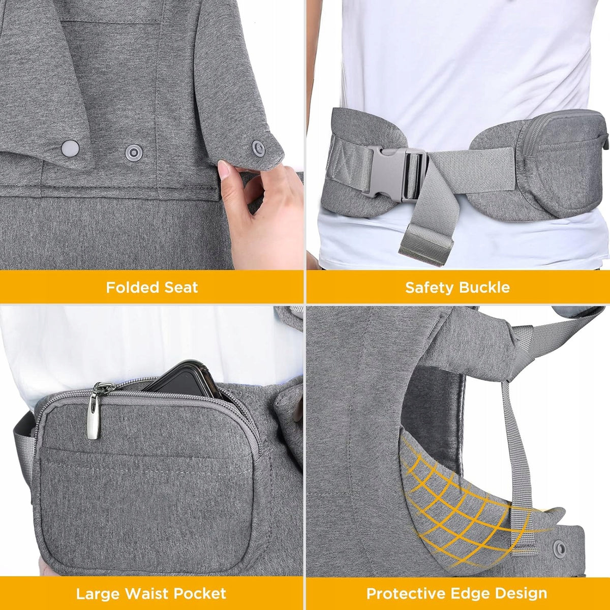 GAGAKU marsupio ergonomico per neonati 0-12 mesi