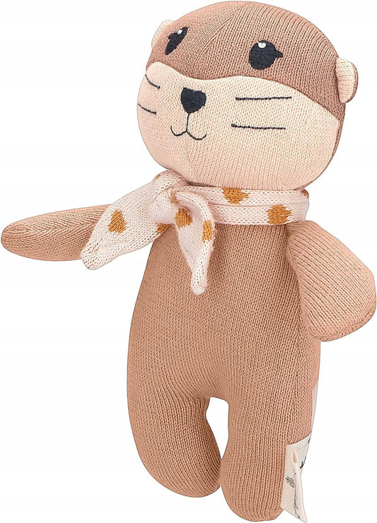 STERNTALER Otter Otti KNUFFELDOEK van biologisch katoen 18 cm "N