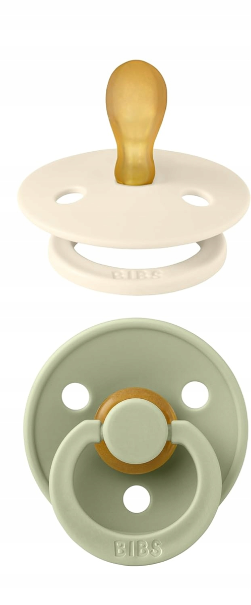 BIBS KLEUR fopspenen 2pak rubber 6-18msc SYMETRIC