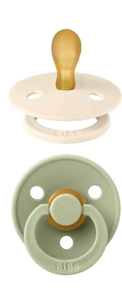 BIBS KLEUR fopspenen 2pak rubber 6-18msc SYMETRIC