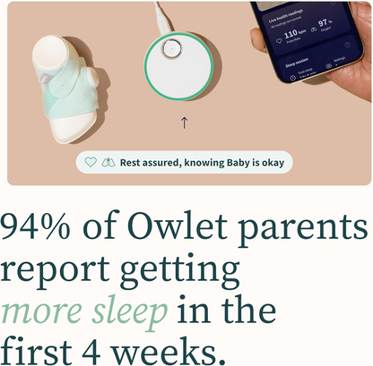 OWLET DREAM SOCK pulsometr pulsní oxymetr 2v1 pro kojence 0-18 měsíců