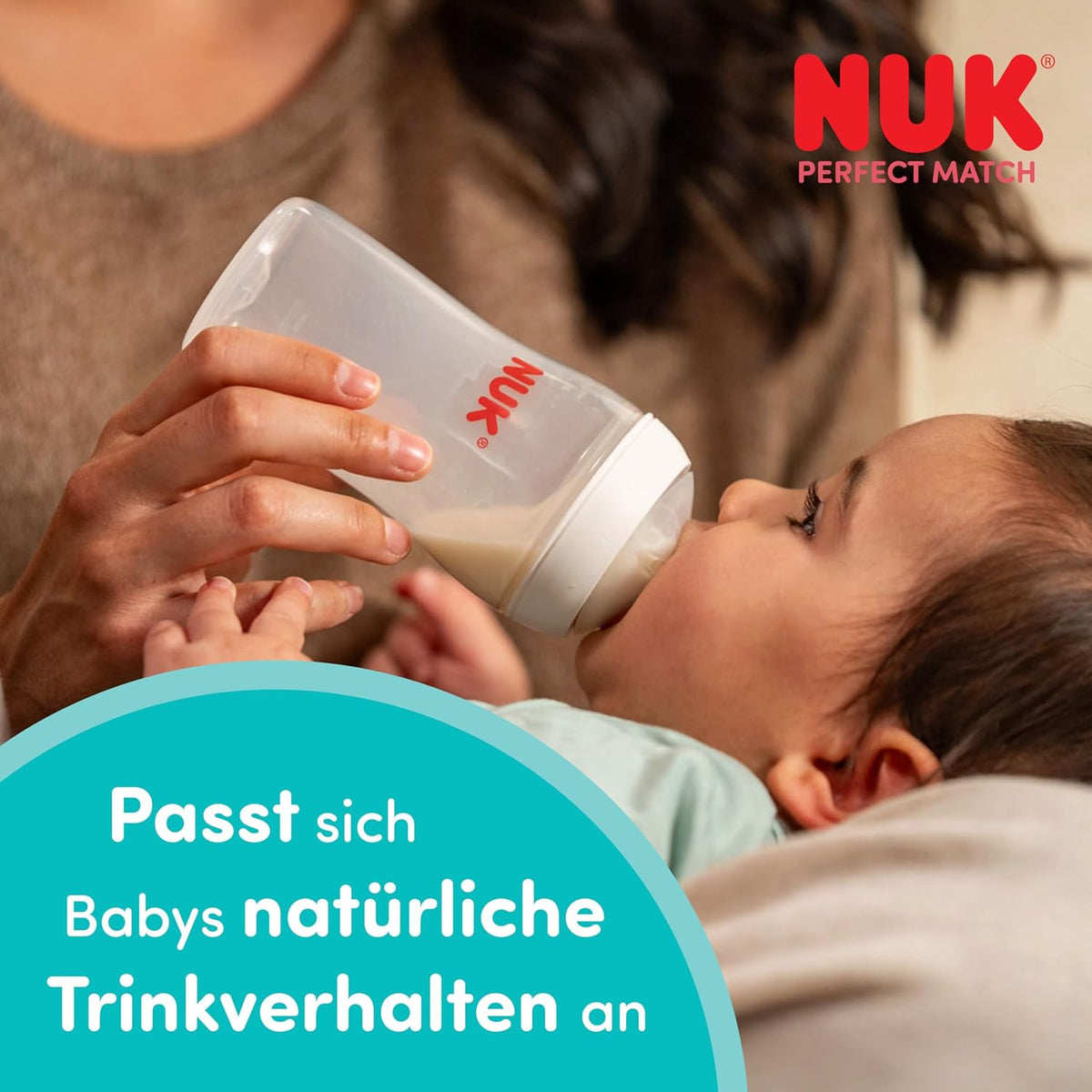 NUK Perfect Match Anti-Kolik-Babyflaschen 150/260 ml 3m+