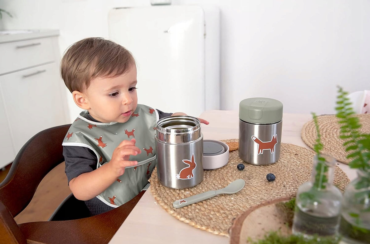 LASSIG Food Jar TERMOS OBIADOWY stal nierdzewna 315 ml różowy termos obiadowy dla dzieci