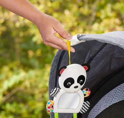 FISHER-PRICE FGH91 hangspeeltje met rammelaar voor kinderwagen, autostoel 37 cm PANDA