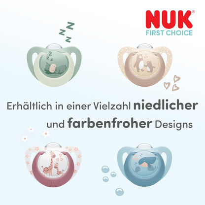 Chupete calmante de silicona NUK First Choice x2, 18-36 meses