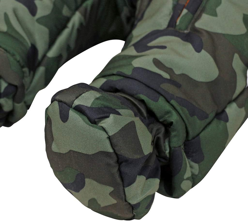 JIAMY winteroverall met capuchon 9-12 maanden + wanten en schoentjes