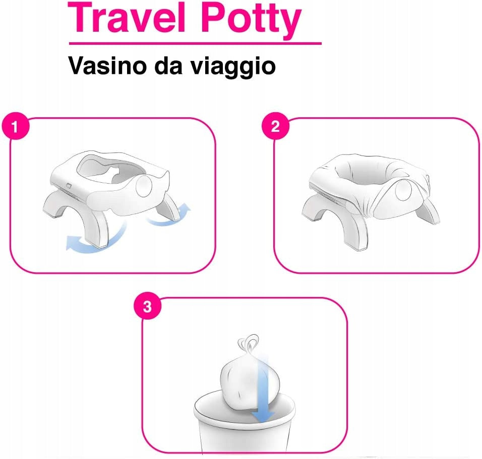 OK BABY 3V1 Nočník Turistický Nástavec bez sáčků