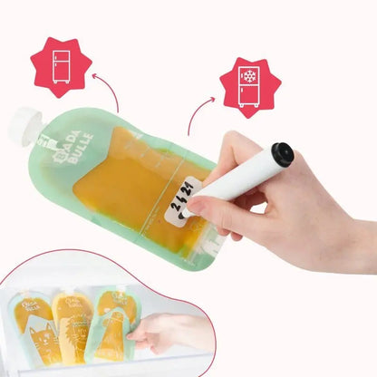 BADABULLE sacchetti tubetti per puree e mousse 15 pezzi