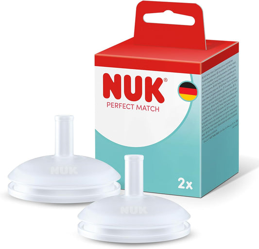 NUK Perfect Match Learner słomki do kubków 8m+ x2, silikonowe końcówki do kubków dla dzieci