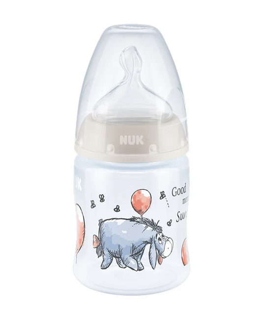 NUK First Choice+ BOTTIGLIA 150 ml 0-6 m indicatore di temperatura ASINELLO
