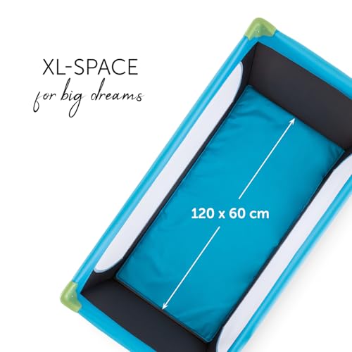 Hauck Dream N Play travel cot Waterblue 120 x 60 cm