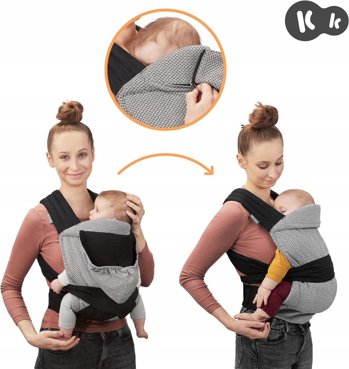 KINDERKRAFT ADOREE ergonomikus MEI TAI hordozó