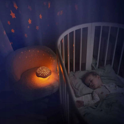 PABOBO Mushroom sterrenprojector met melodieën en huilsensor PADDENSTOEL