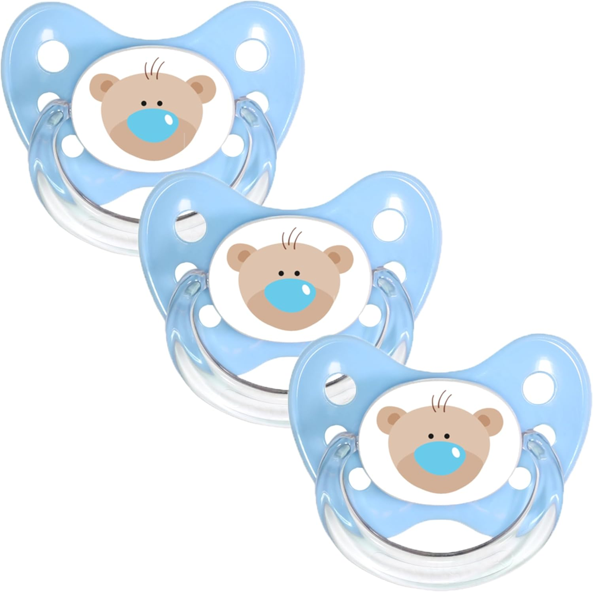 DENTISTAR succhietto calmante in silicone 3x 0-6 mesi