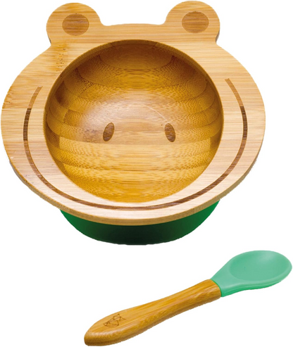KLEINER FUCHS frog plate + spoon