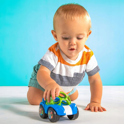 BRIGHT STARTS Oball Rattle & Roll rijdende auto met rammelaar
